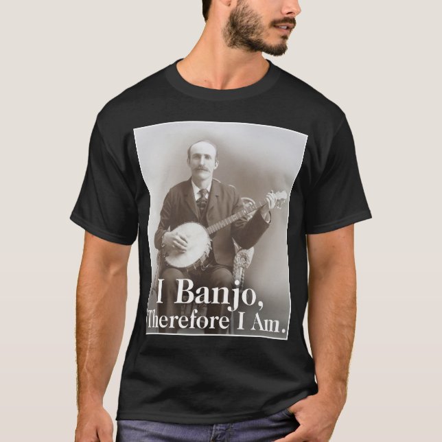 I T-shirt court foncé de la douille des hommes de (Devant)