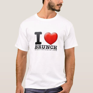 I T-shirt de brunch de coeur
