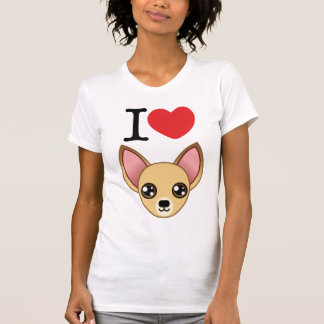 I T-shirt de chiwawas de coeur