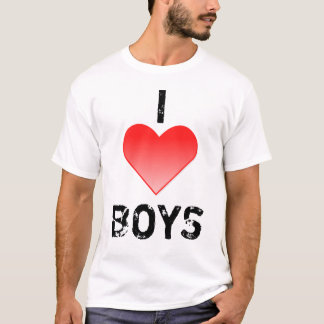 I T-SHIRT DE GARÇONS DE COEUR