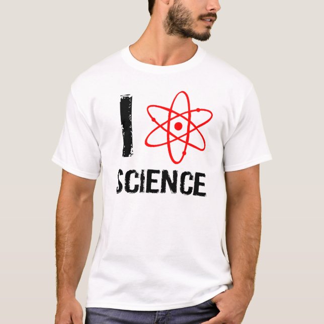 I T-shirt de la Science de coeur/amour (Devant)