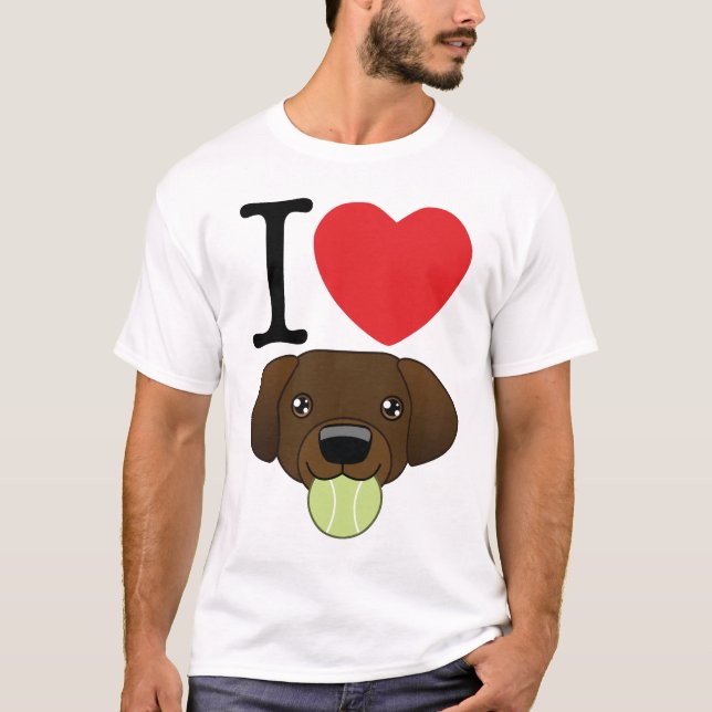 I T-shirt de laboratoires de chocolat de coeur (Devant)