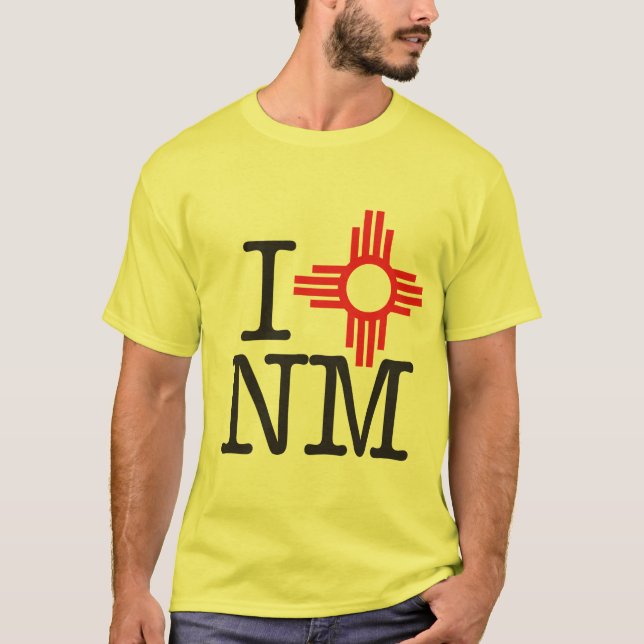 I T-shirt de ZIA Nouveau Mexique (Devant)