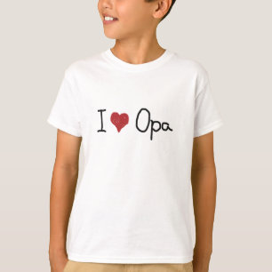 I T-shirt d'Opa de coeur