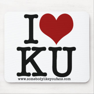 I tapis de souris du coeur KU