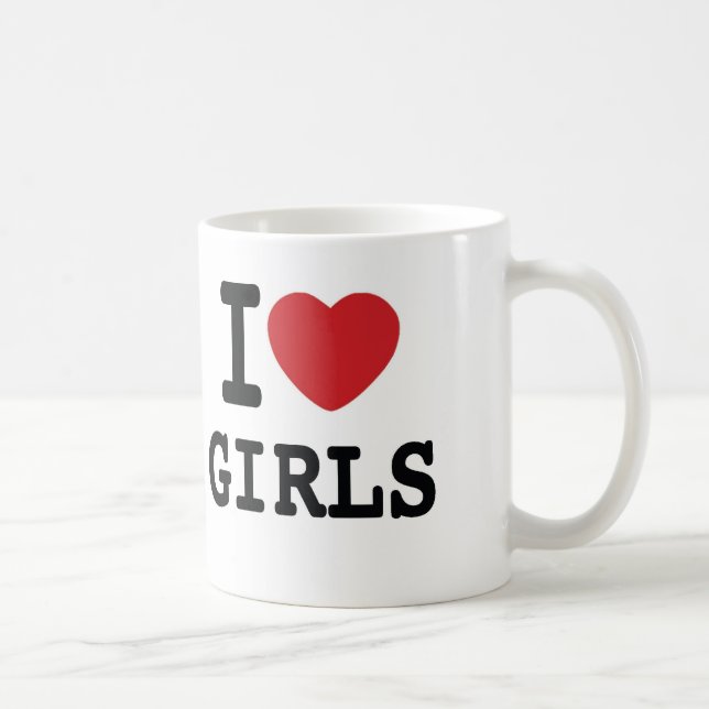 I tasse de café de filles de coeur (Droite)
