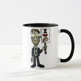 I tasse de cerveaux de coeur