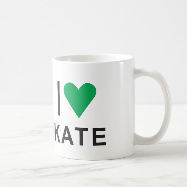 I tasse de Kate de coeur (Droite)