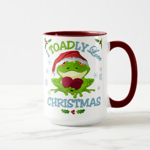 I tasse de Noël d'amour de Toadly