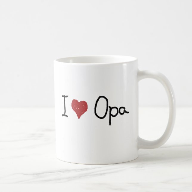 I tasse d'Opa de coeur (Droite)
