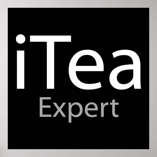 i Tea Expert (IT-Experte) Poster (Vorne)