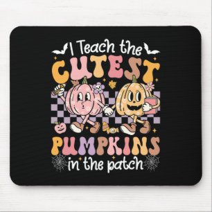 I Teach The Cutest Pumpkins In the Patch Retro Tea Mousepad