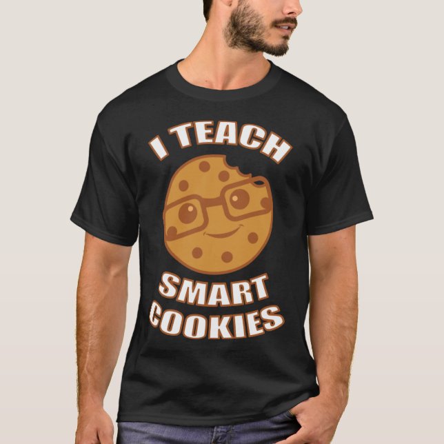 I Teaching Smart Biscuits  English Teacher T-Shirt (Vorderseite)