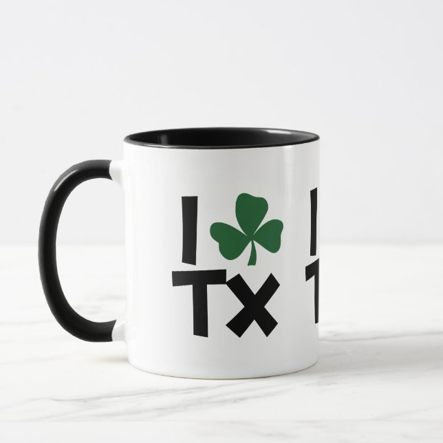 I. Texas St Patrick's Day Tasse (Links)
