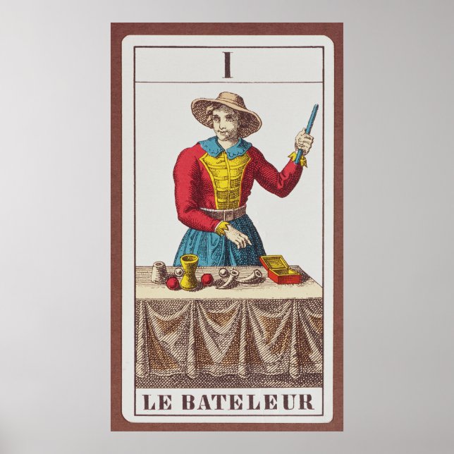I The Magician, sieben Tarot-Karten Poster (Vorne)