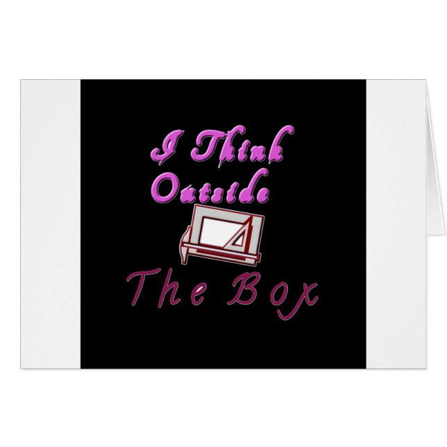 I Think Out of the Box : Design créatif (Devant horizontal)