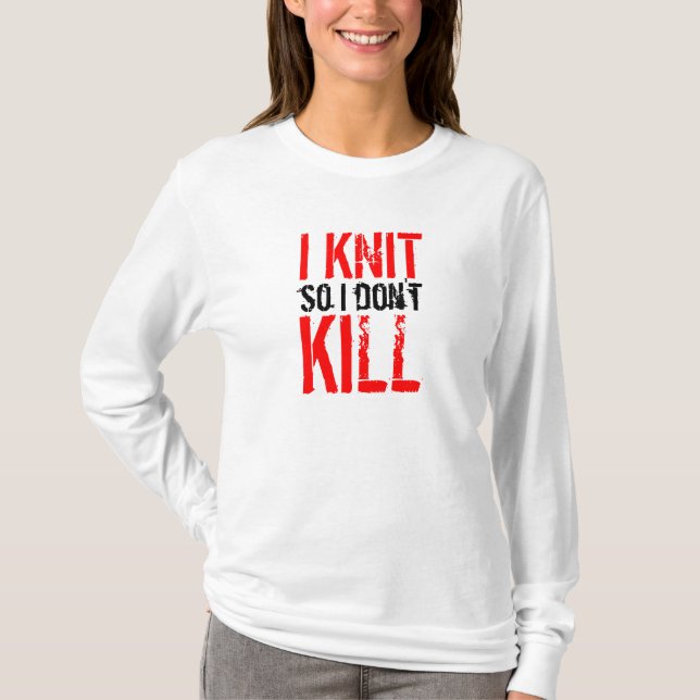 I töten Strick also ich nicht die hoody Damen (Vorderseite)