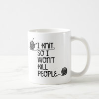 I töten Strick also ich nicht Leute-Tasse