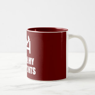 I Tun-all-meine eigenen Bremsungen Zweifarbige Tasse