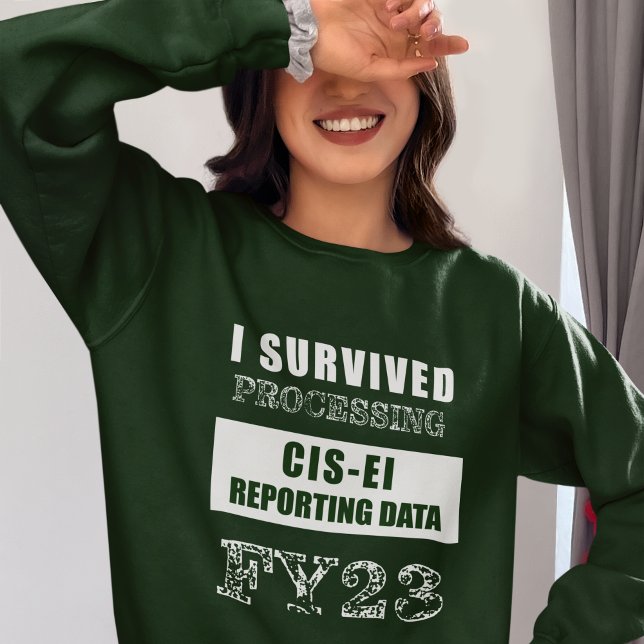 I Überlebte Verarbeitung der Daten für die GUS-EI- Sweatshirt (Von Creator hochgeladen)