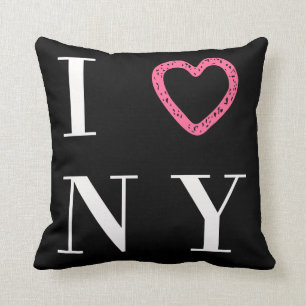 I umschaltbares Kissen der Liebe NY - schwarz,