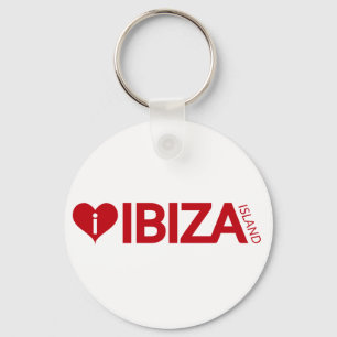 I ursprüngliche authentische Andenken Liebe Ibiza Schlüsselanhänger