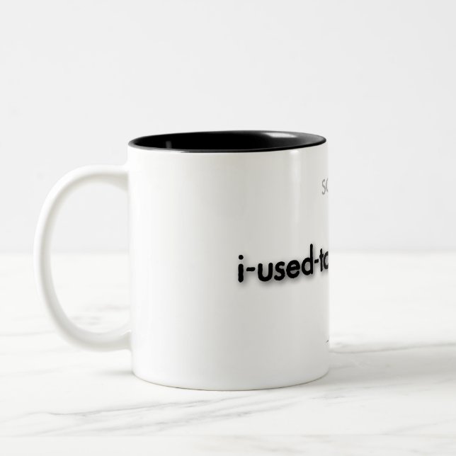 i-used-to-be-trouble! zweifarbige tasse (Links)