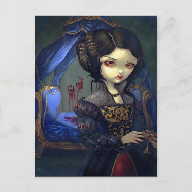 "I Vampiri: Bellissimo Letto" Postkarte (Vorderseite)