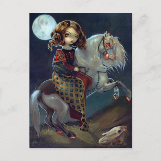 "I Vampiri :  Carte postale Notte a Cavalla" (Devant)