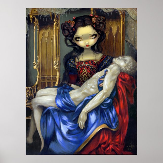I Vampiri: Pietà ART PRINT gotische Vampirfantasie Poster (Vorne)