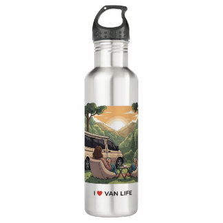 I ♥ Van Life stainless steel adventure bottle Edelstahlflasche