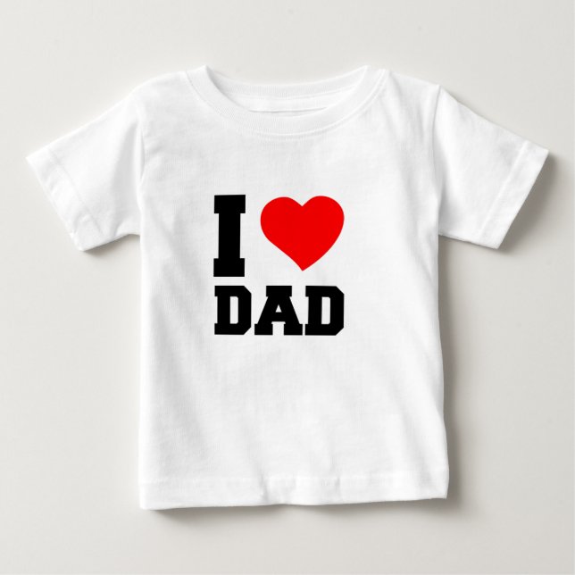 I VATER LIEBE BABY T-SHIRT (Vorderseite)