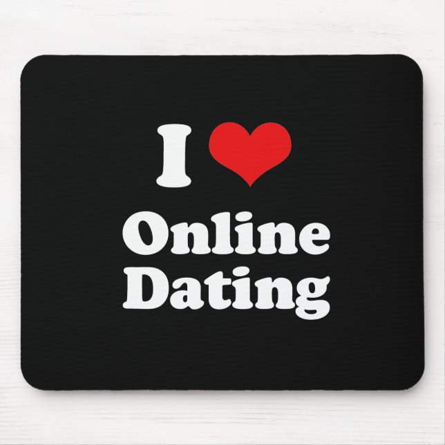 I verabredete Liebe online T-Shirt Mousepad (Vorne)