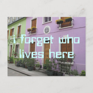 i vergessen postkarte