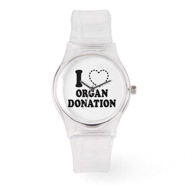 I {VERMISSTES HERZ} ORGANSPENDE ARMBANDUHR (Vorderseite)