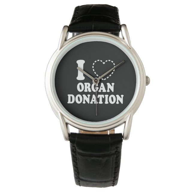 I {VERMISSTES HERZ} ORGANSPENDE ARMBANDUHR (Vorderseite)