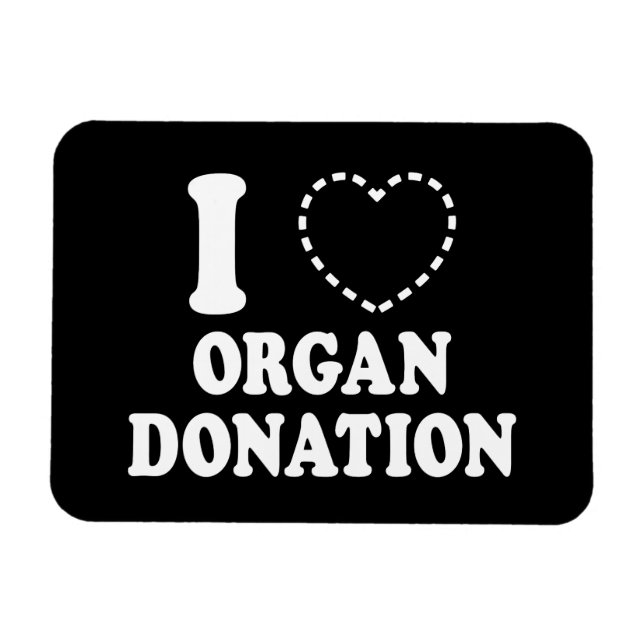 I {VERMISSTES HERZ} ORGANSPENDE MAGNET (Horizontal)