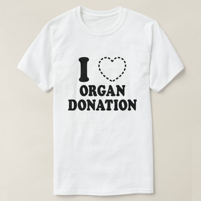 I {VERMISSTES HERZ} ORGANSPENDE T-Shirt (Design vorne)