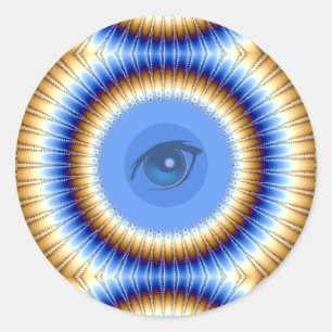 I Vision Runder Aufkleber