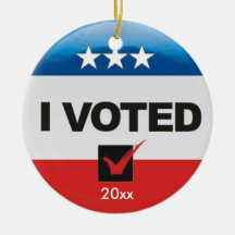 I Voted TWO-SIDED Keepsake Election