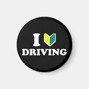 I Wakaba [Herz/Liebe] Fahren Magnet