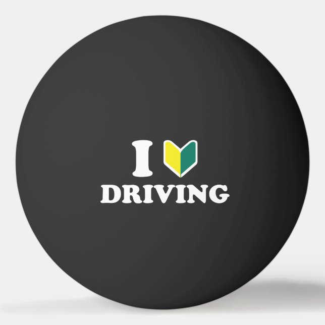 I Wakaba [Herz/Liebe] Pingpongball fahren Tischtennisball (Vorderseite)