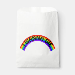 I Wanna Die - Rainbow Geschenktütchen
