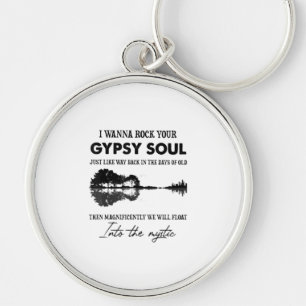 I Wanna Rock Your Sinti und Roma Soul Hippie Guita Schlüsselanhänger
