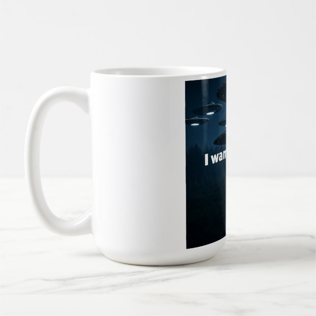 I want to believe kaffeetasse (Links)