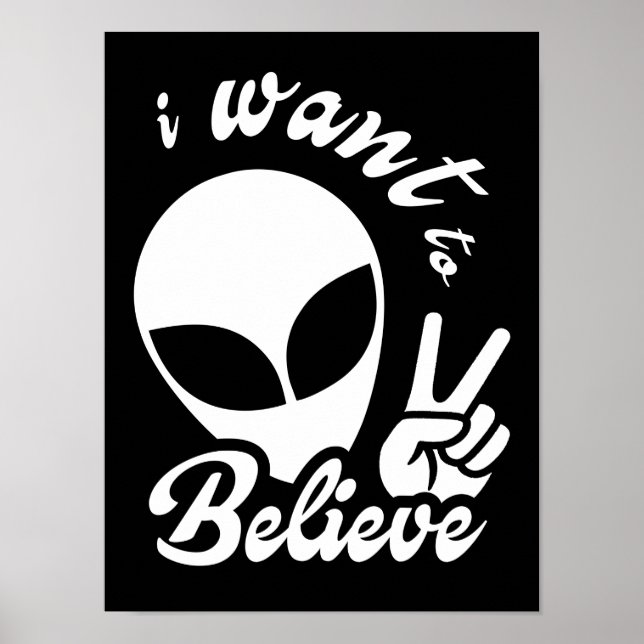 I Want to Believe Poster (Vorne)