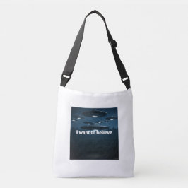 I want to believe tragetaschen mit langen trägern