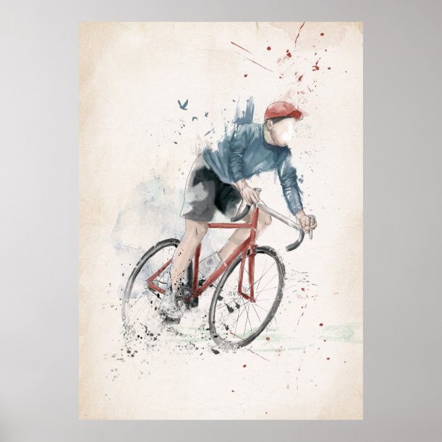 I want to ride my bicycle poster (Vorne)