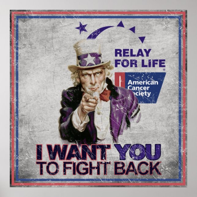 I want you to fight Back Poster (Vorne)