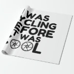 I Was Cycling Geschenkpapier<br><div class="desc">Cool, Comic, Love, Funny, Coupes, Vintage Sports, Retro, Party, Cute, Christmas, Nerd, Humor, Geek, Hipster</div>